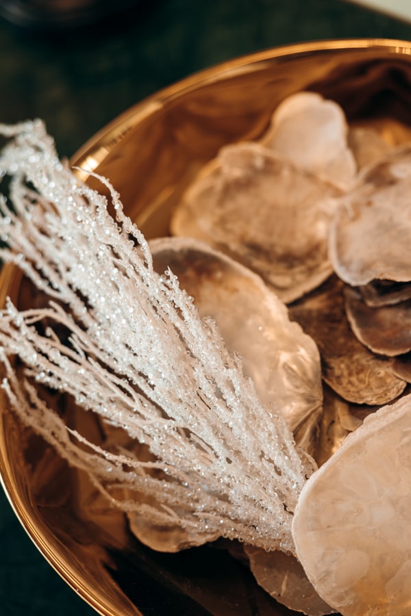 Bread and dried wheat in a basket
